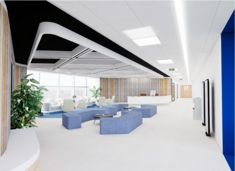 Bridgewater House interior – study space 1