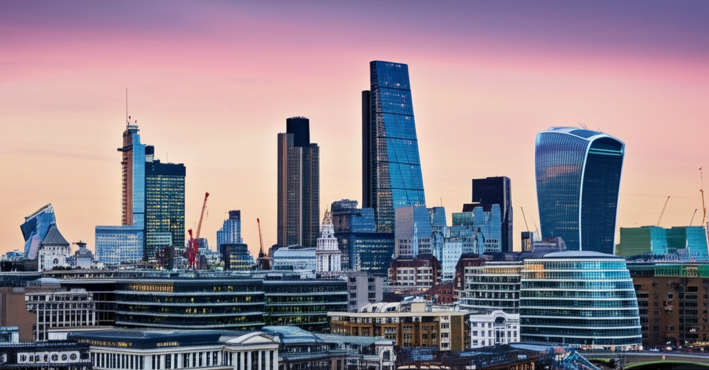 London modern skyline